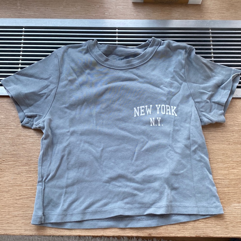 Grey Brandy Melville New York tee